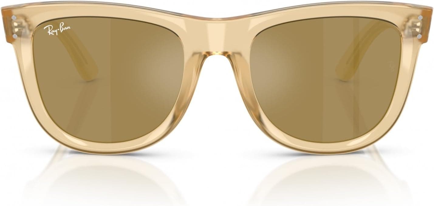 عینک آفتابی مردانه Ray-Ban Wayfarer فریم مربعی وارونه مدل Rbr0502s عینک آفتابی مردانه Ray-Ban Wayfarer فریم مربعی وارونه مدل Rbr0502s