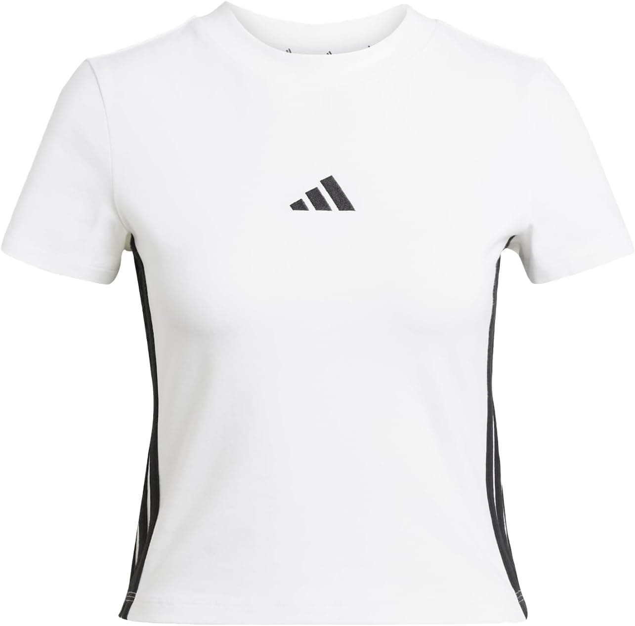 تیشرت زنانه adidas Essentials 3-Stripes اسلیم بیبی فیت تیشرت زنانه adidas Essentials 3-Stripes اسلیم بیبی فیت
