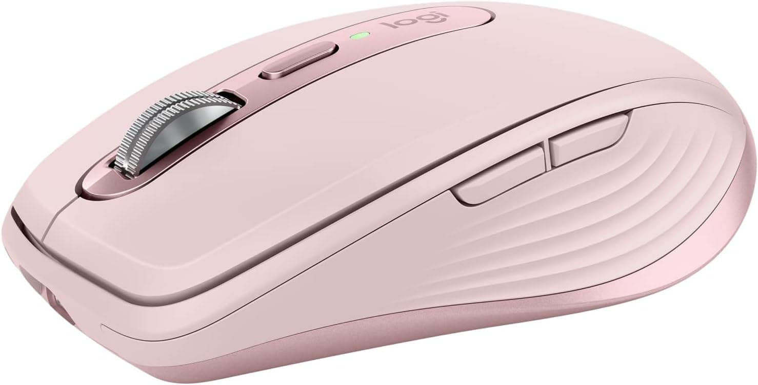 ماوس بیسیم سایلنت و کامپکت Logitech با سنسور 8.000 DPI، مدل MX Anywhere 3S، صورتی ماوس بیسیم سایلنت و کامپکت Logitech با سنسور 8.000 DPI، مدل MX Anywhere 3S، صورتی