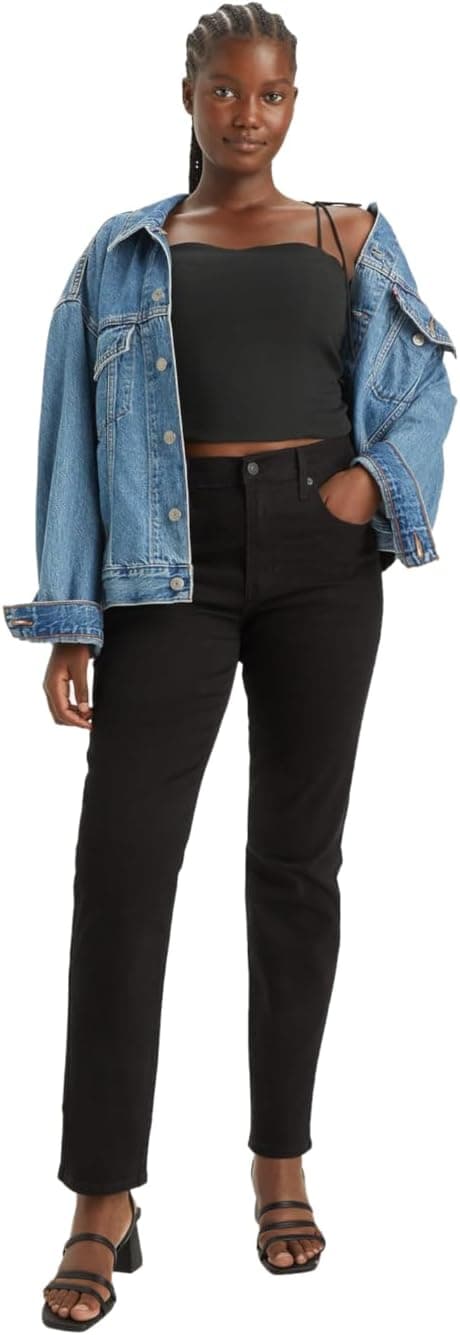 شلوار جین زنانه Levi's کمر بلند راسته مدل 724 شلوار جین زنانه Levi's کمر بلند راسته مدل 724