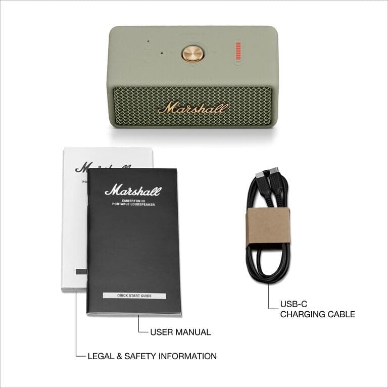 اسپیکر بلوتوثی قابلحمل Marshall مدل Emberton III اسپیکر بلوتوثی قابلحمل Marshall مدل Emberton III