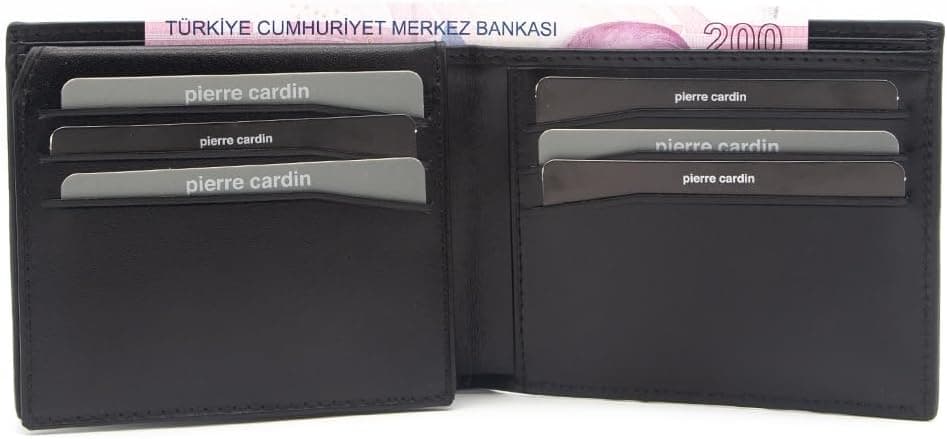 کیف پول مردانه Pierre Cardin چرمی مشکی مدل PC22065 کیف پول مردانه Pierre Cardin چرمی مشکی مدل PC22065