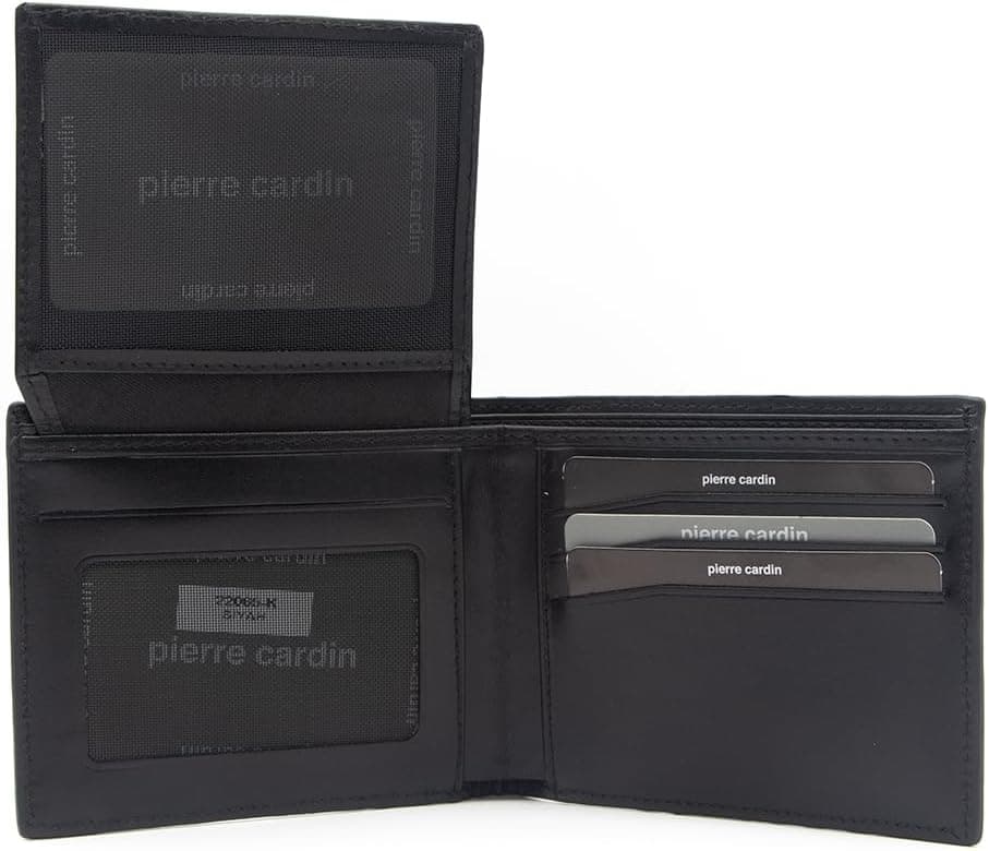 کیف پول مردانه Pierre Cardin چرمی مشکی مدل PC22065 کیف پول مردانه Pierre Cardin چرمی مشکی مدل PC22065