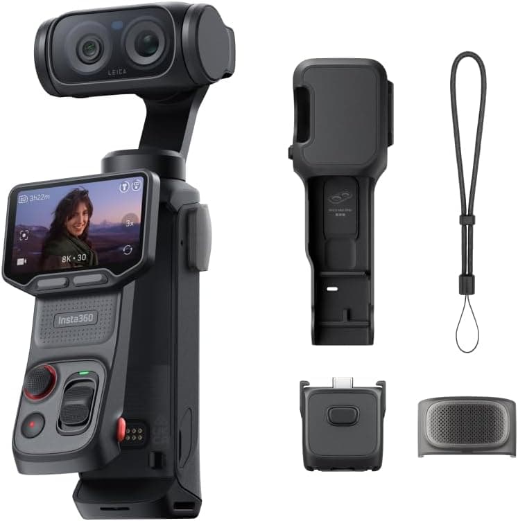 دوربین ولاگینگ دو لنزه 8K Leica Insta360 مدل Luna Ultra مشکی کیهانی دوربین ولاگینگ دو لنزه 8K Leica Insta360 مدل Luna Ultra مشکی کیهانی
