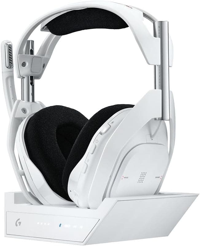 هدست گیمینگ بیسیم سفید Logitech G مدل ASTRO A50 X LIGHTSPEED هدست گیمینگ بیسیم سفید Logitech G مدل ASTRO A50 X LIGHTSPEED