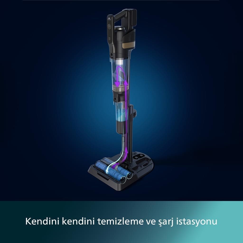 جاروبرقی عمودی بیسیم Philips AquaTrio سری 9000 مدل XW9463/11 و محلول تمیزکننده XV1792/01 جاروبرقی عمودی بیسیم Philips AquaTrio سری 9000 مدل XW9463/11 و محلول تمیزکننده XV1792/01