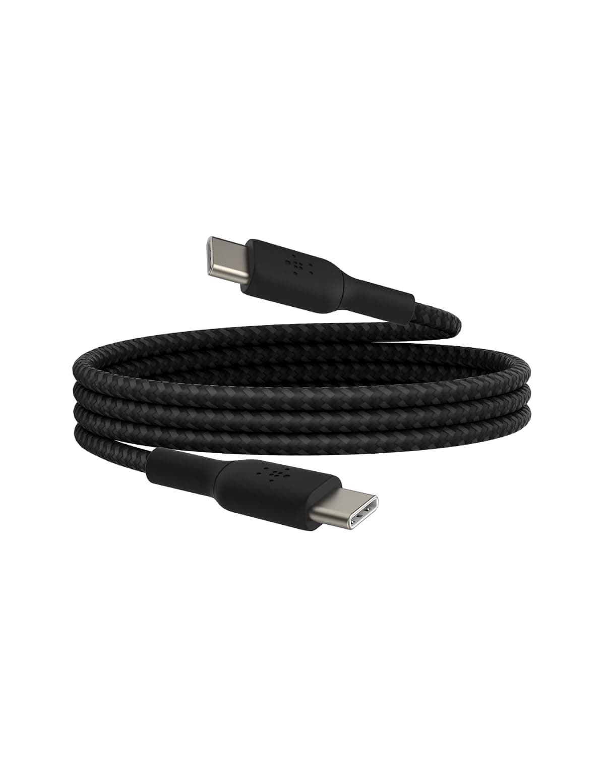 کابل شارژ سریع USB-C بافته Belkin، 1 Metre، مشکی کابل شارژ سریع USB-C بافته Belkin، 1 Metre، مشکی