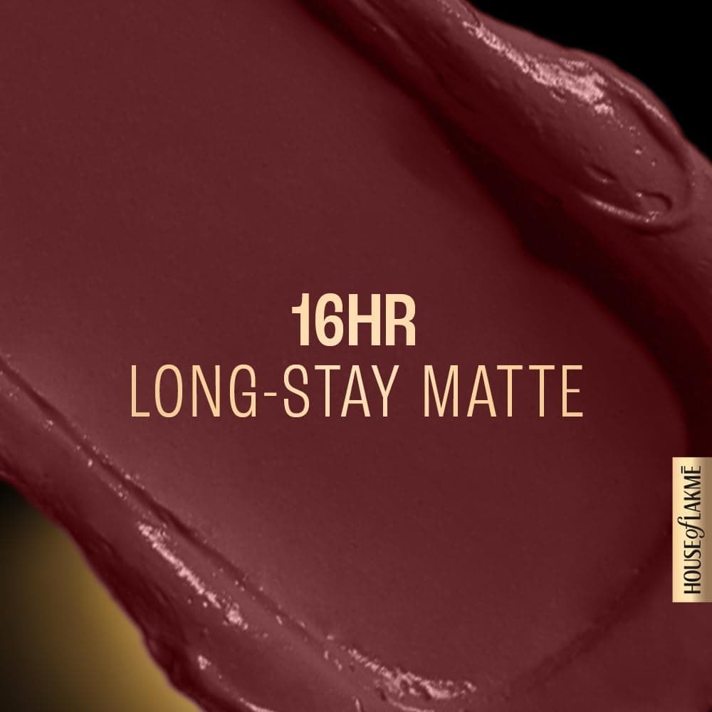 رنگ لب مایع مات LAKMÉ مدل Wine Touch، 5.6ml رنگ لب مایع مات LAKMÉ مدل Wine Touch، 5.6ml