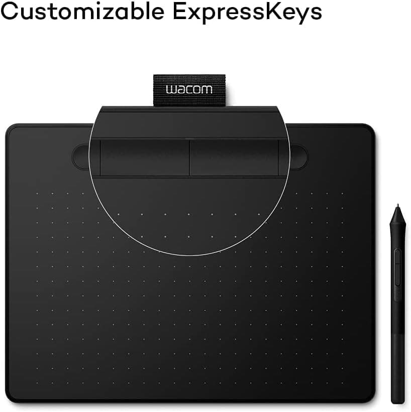 تبلت طراحی Wacom مدل Intuos Medium با قلم حساس به فشار مشکی تبلت طراحی Wacom مدل Intuos Medium با قلم حساس به فشار مشکی