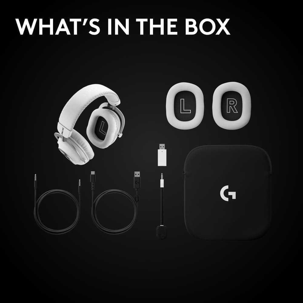 هدست گیمینگ Logitech G مدل PRO X3 LIGHTSPEED سفید هدست گیمینگ Logitech G مدل PRO X3 LIGHTSPEED سفید