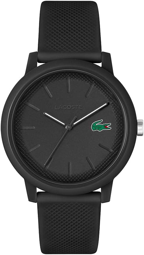 ساعت آنالوگ کوارتز مردانه Lacoste بند سیلیکونی بافت Petit Piqué مدل 12.12 ساعت آنالوگ کوارتز مردانه Lacoste بند سیلیکونی بافت Petit Piqué مدل 12.12