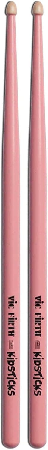 چوب درامز کودک جفتی Vic Firth صورتی از چوب هیکوری 0.520"X13" چوب درامز کودک جفتی Vic Firth صورتی از چوب هیکوری 0.520"X13"