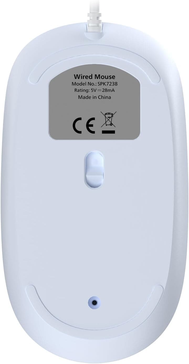 ماوس PHILIPS نوری کابلی USB 1200DPI سه دکمه آبی مدل SPK7238 ماوس PHILIPS نوری کابلی USB 1200DPI سه دکمه آبی مدل SPK7238