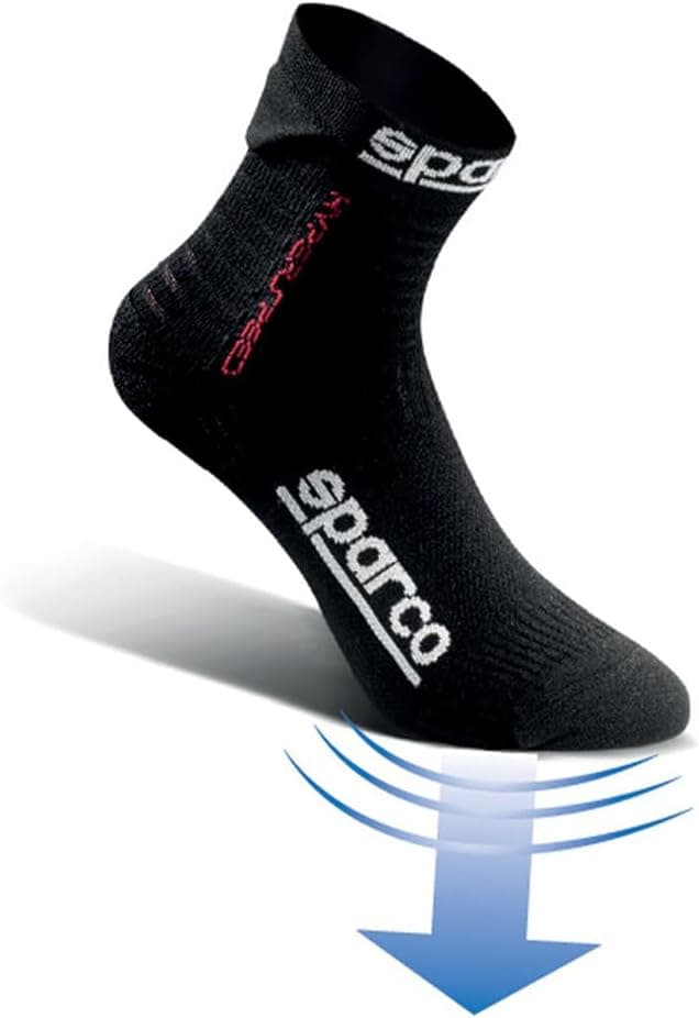 جوراب Sparco RACI HYPERSPEED مدل S T سایز 42-43 جوراب Sparco RACI HYPERSPEED مدل S T سایز 42-43