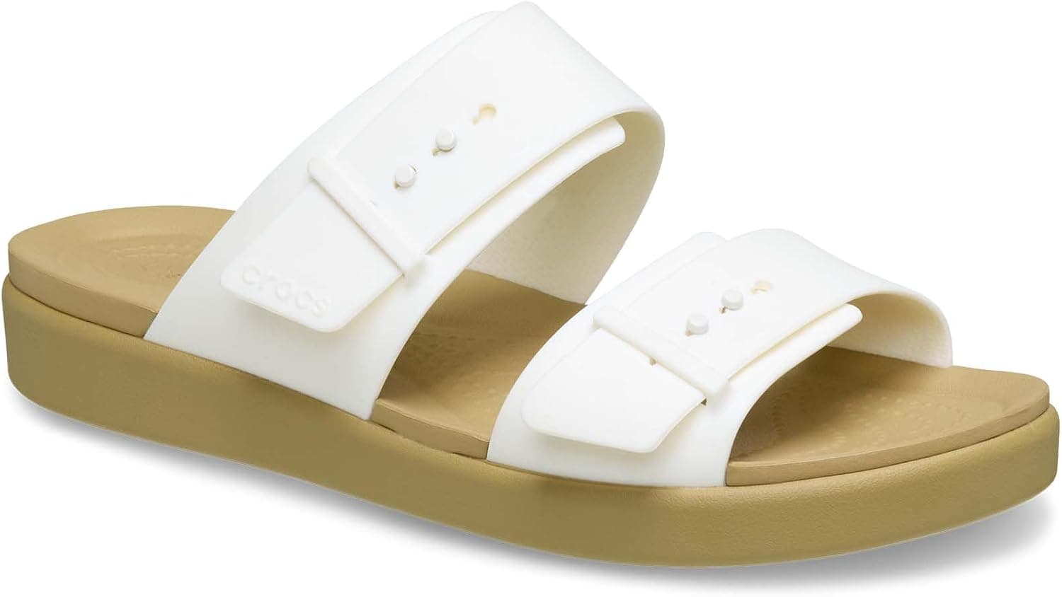صندل زنانه Crocs پاشنه گوهای Brooklyn Buckle Low صندل زنانه Crocs پاشنه گوهای Brooklyn Buckle Low