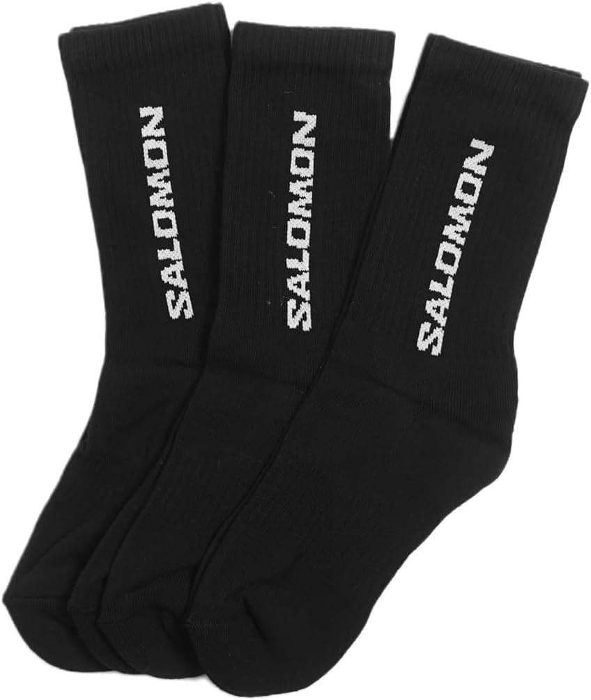جوراب یونیسکس SALOMON مدل Everyday Crew 3-pack مشکی جوراب یونیسکس SALOMON مدل Everyday Crew 3-pack مشکی