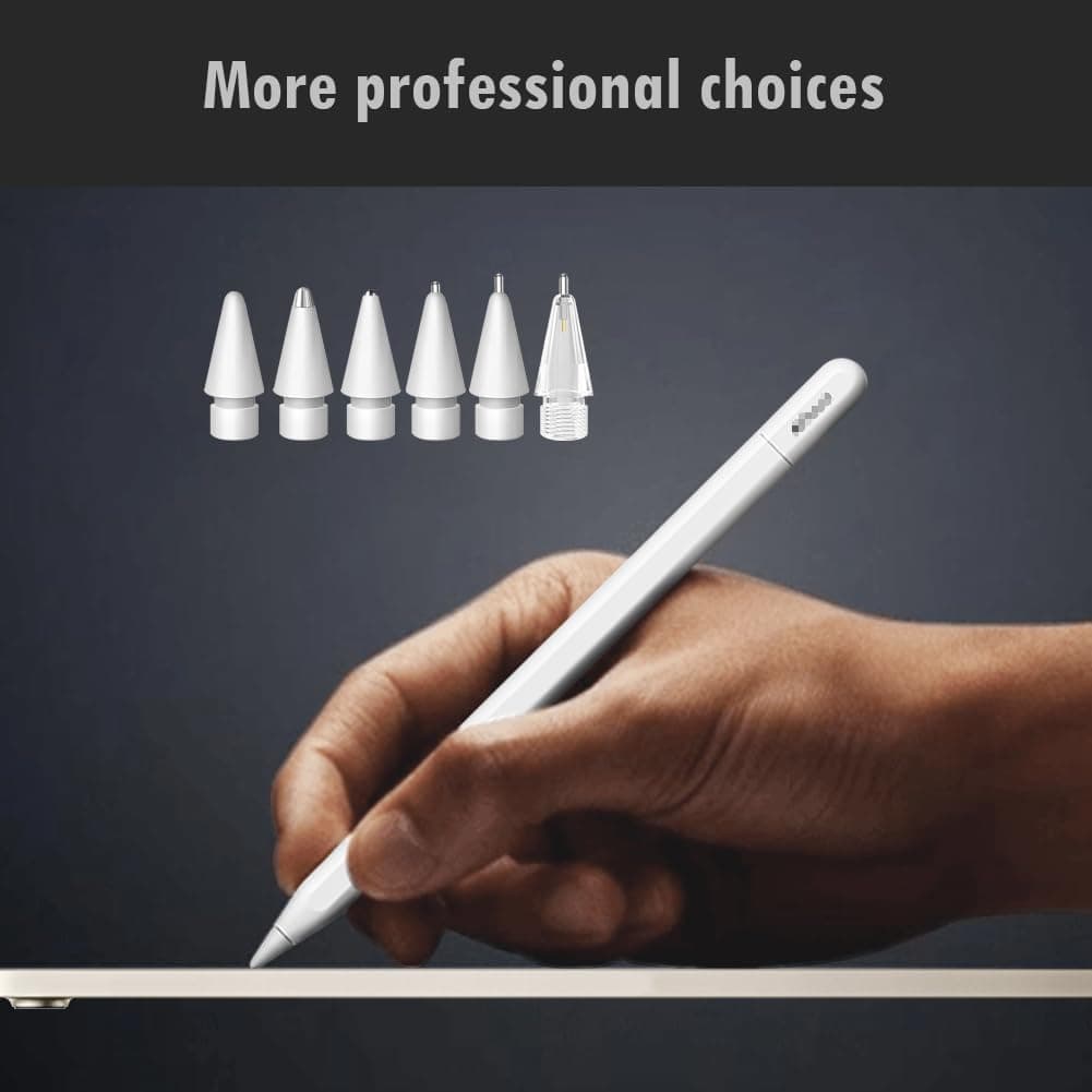 نوک یدکی قلم SIXFU مخصوص Apple Pencil بسته 6 عددی نوک یدکی قلم SIXFU مخصوص Apple Pencil بسته 6 عددی