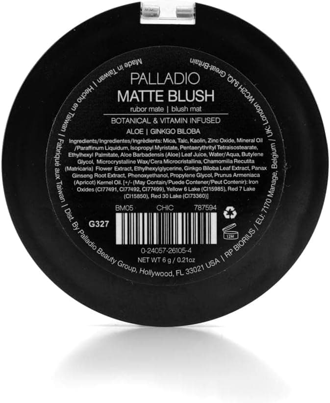 رژگونه مات Palladio مدل Chic رژگونه مات Palladio مدل Chic