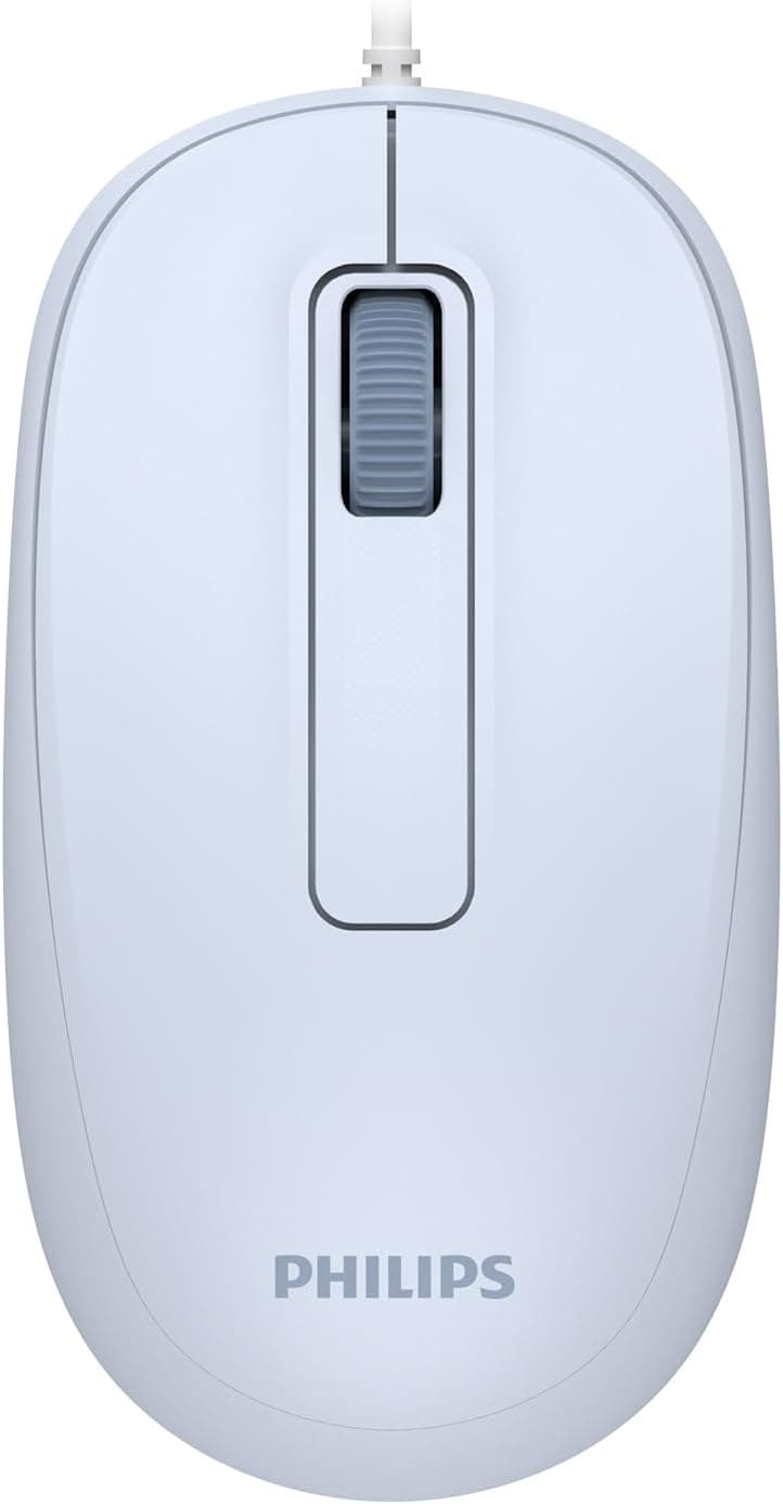 ماوس PHILIPS نوری کابلی USB 1200DPI سه دکمه آبی مدل SPK7238 ماوس PHILIPS نوری کابلی USB 1200DPI سه دکمه آبی مدل SPK7238