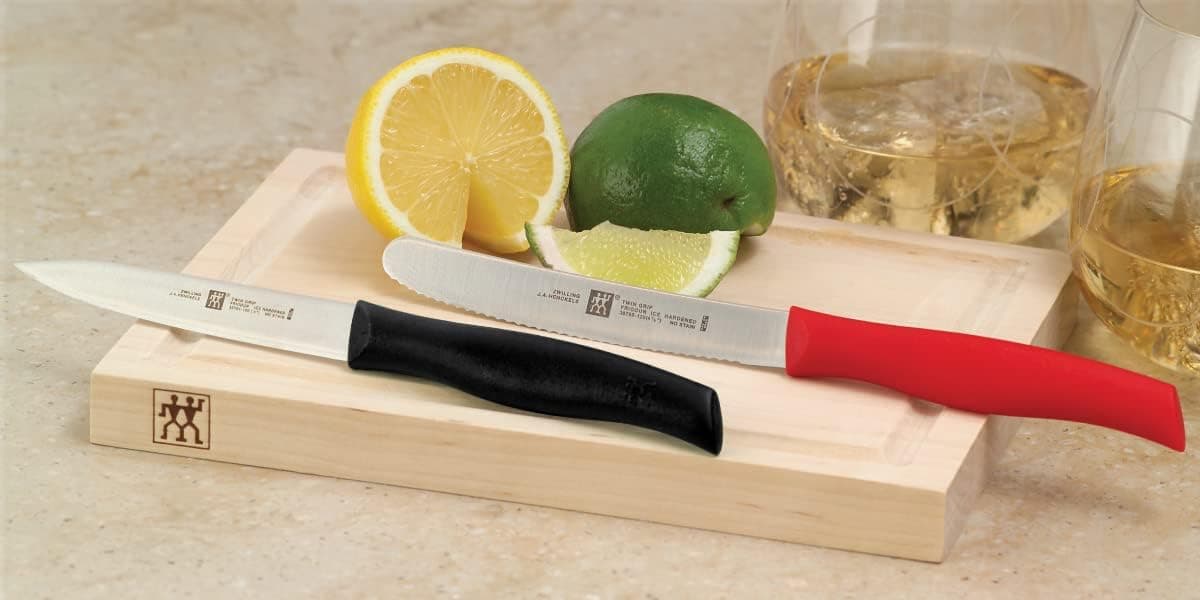 چاقوی پوستکنی و خردکن ZWILLING Twin Grip مشکی 10 cm چاقوی پوستکنی و خردکن ZWILLING Twin Grip مشکی 10 cm