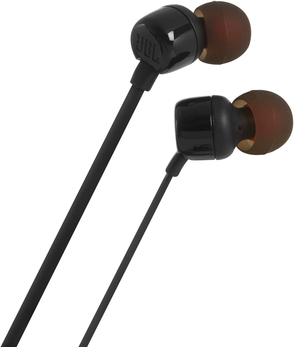 هدفون سیمدار داخل گوشی JBL Tune 110 با صدای باس قوی مشکی مدل JBLT110BLK هدفون سیمدار داخل گوشی JBL Tune 110 با صدای باس قوی مشکی مدل JBLT110BLK