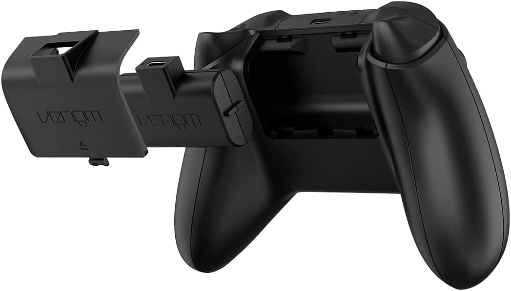 باتری شارژی Venom بسته دوتایی مشکی برای کنترلر Xbox Series X و Series S باتری شارژی Venom بسته دوتایی مشکی برای کنترلر Xbox Series X و Series S