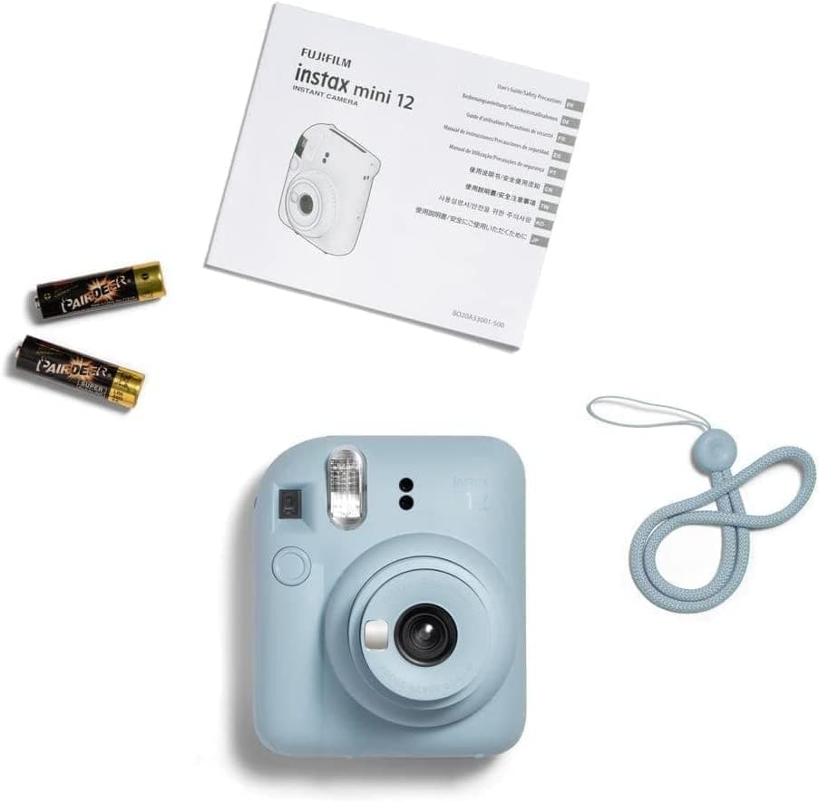 دوربین چاپ سریع Fujifilm Instax Mini 12 آبی پاستلی بههمراه 2 بسته فیلم دوربین چاپ سریع Fujifilm Instax Mini 12 آبی پاستلی بههمراه 2 بسته فیلم