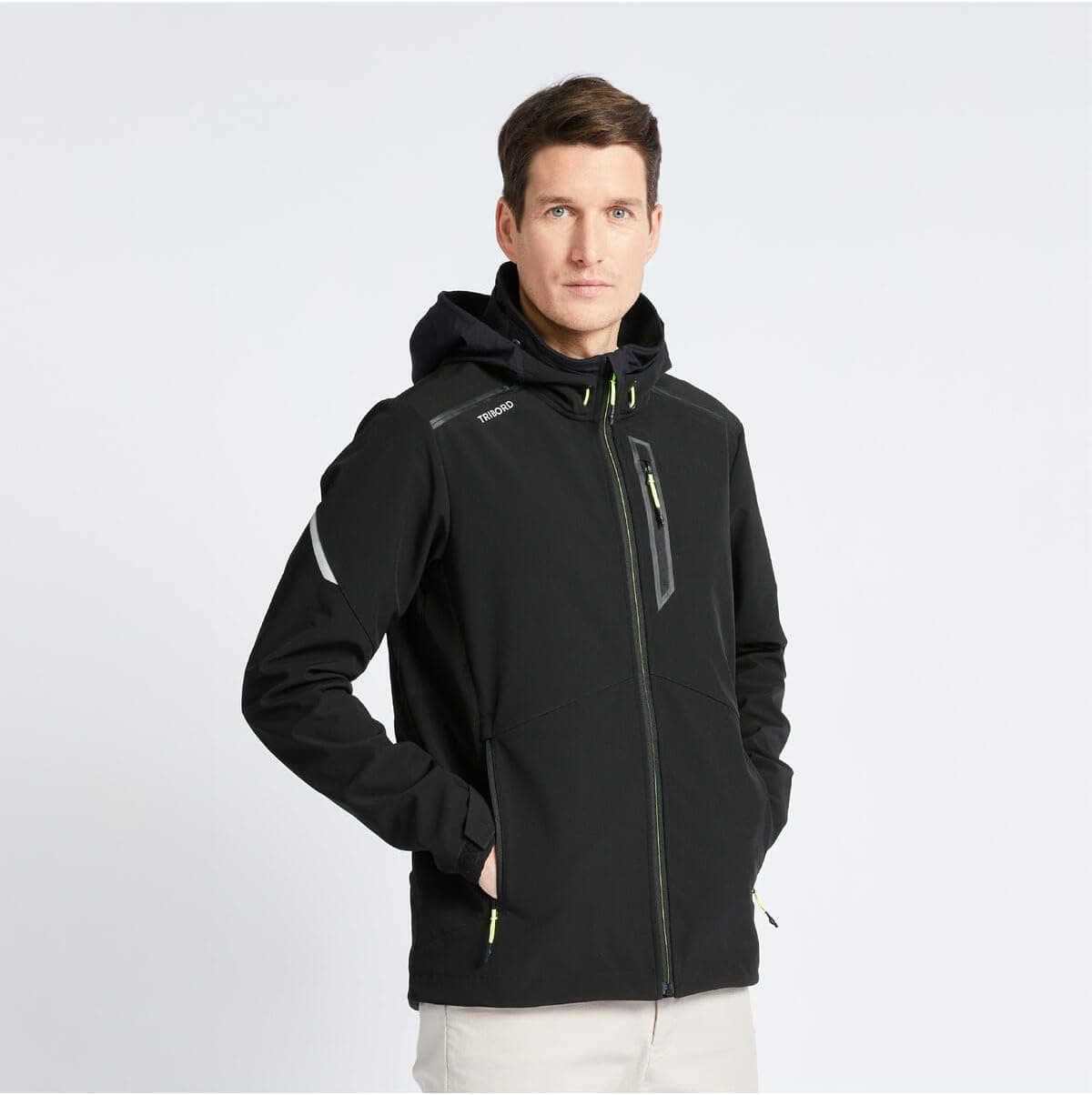 کاپشن سافتشل مردانه Decathlon مدل Sailing 500 کاپشن سافتشل مردانه Decathlon مدل Sailing 500