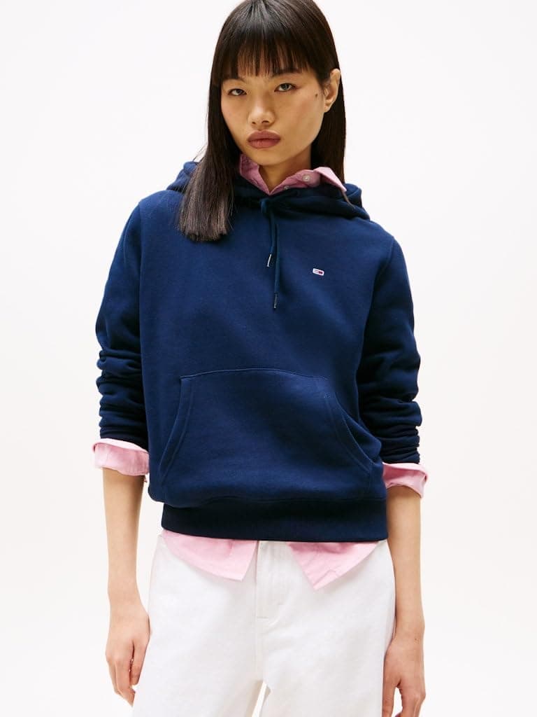 سویشرت کلاهدار زنانه Tommy Jeans مدل TJW REG S FLAG HOODIE سویشرت کلاهدار زنانه Tommy Jeans مدل TJW REG S FLAG HOODIE