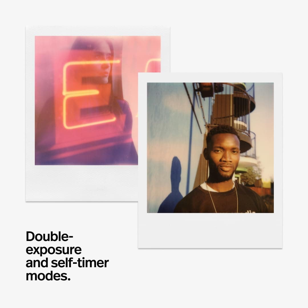 دوربین فوری Polaroid Now Gen 2 مشکی و سفید دوربین فوری Polaroid Now Gen 2 مشکی و سفید