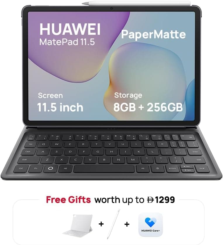 تبلت HUAWEI MatePad 11.5 2025 با نمایشگر PaperMatte 2.5K و کیبورد جداشونده خاکستری تبلت HUAWEI MatePad 11.5 2025 با نمایشگر PaperMatte 2.5K و کیبورد جداشونده خاکستری