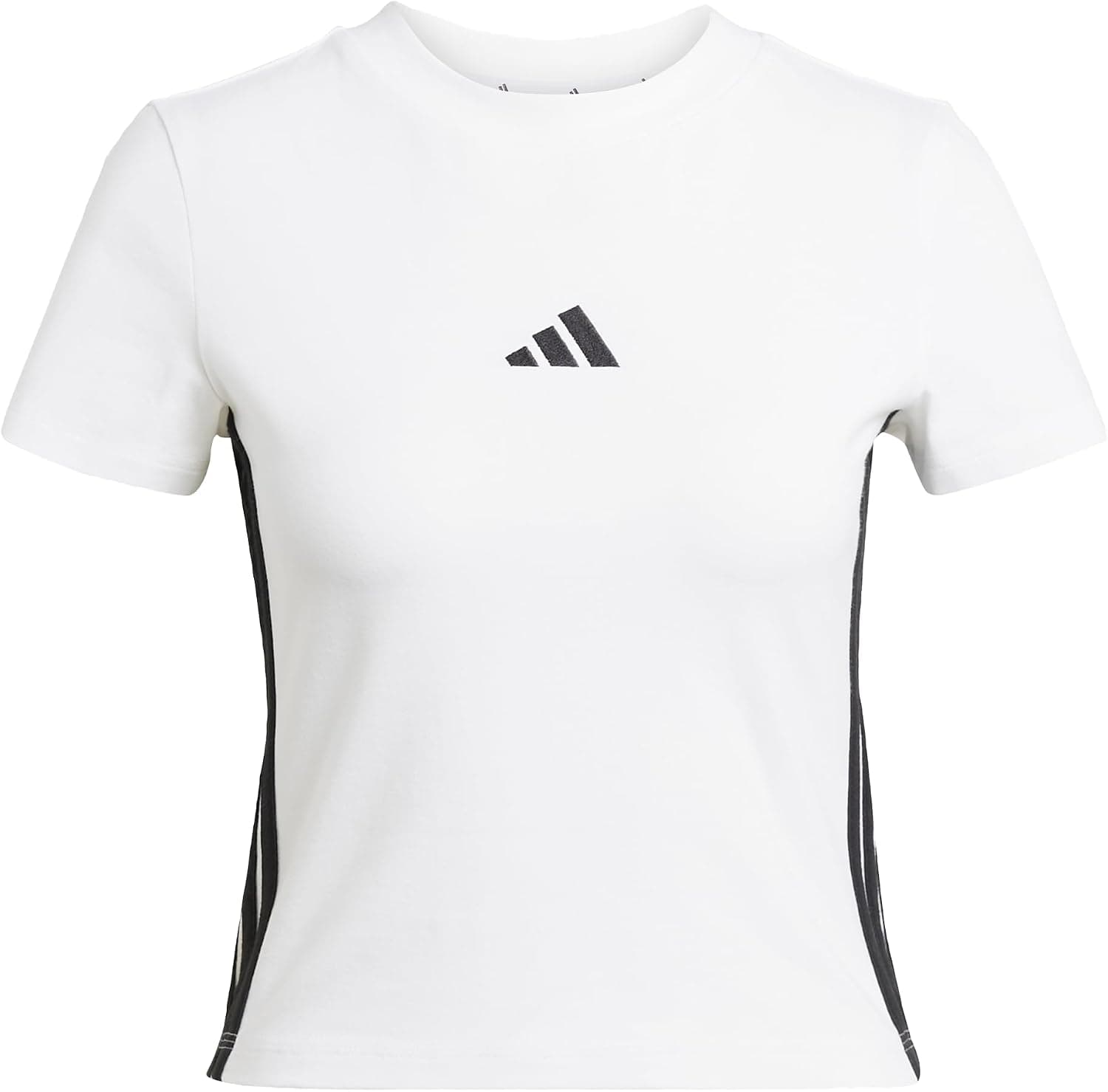 تیشرت زنانه adidas Essentials 3-Stripes اسلیم بیبی فیت تیشرت زنانه adidas Essentials 3-Stripes اسلیم بیبی فیت