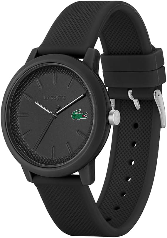 ساعت آنالوگ کوارتز مردانه Lacoste بند سیلیکونی بافت Petit Piqué مدل 12.12 ساعت آنالوگ کوارتز مردانه Lacoste بند سیلیکونی بافت Petit Piqué مدل 12.12