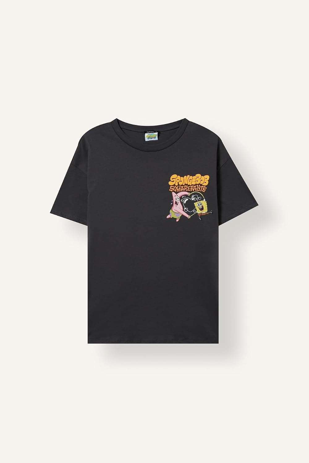 تیشرت زنانه DeFacto %100 نخی اورسایز یقه گرد آستین کوتاه SpongeBob مدل I2486AX26AU تیشرت زنانه DeFacto %100 نخی اورسایز یقه گرد آستین کوتاه SpongeBob مدل I2486AX26AU