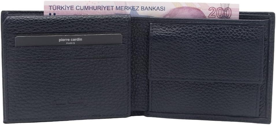 کیف پول مردانه چرمی Pierre Cardin سرمهای Floater مدل PC2062 کیف پول مردانه چرمی Pierre Cardin سرمهای Floater مدل PC2062