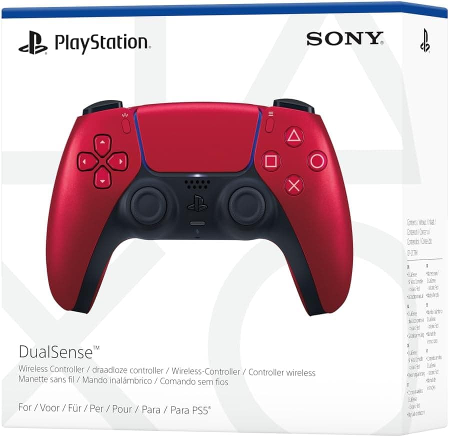 دسته بازی بیسیم PlayStation DualSense قرمز آتشفشانی برای PlayStation 5 دسته بازی بیسیم PlayStation DualSense قرمز آتشفشانی برای PlayStation 5