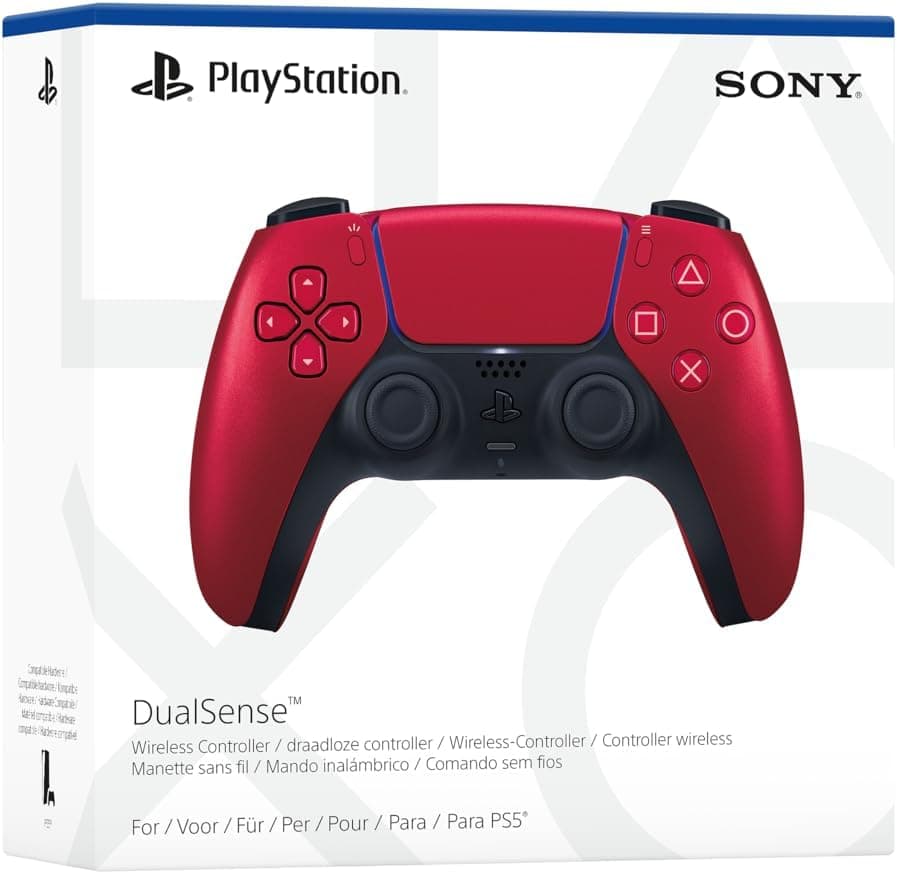 دسته بازی بیسیم PlayStation DualSense قرمز آتشفشانی برای PlayStation 5 دسته بازی بیسیم PlayStation DualSense قرمز آتشفشانی برای PlayStation 5