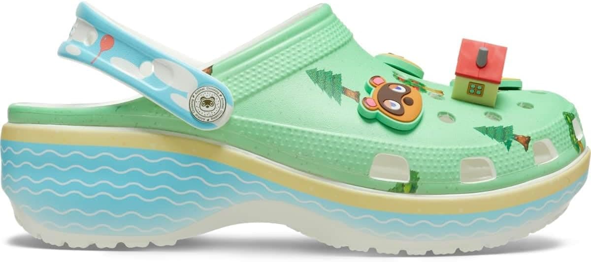 کفش کلاگ زنانه Crocs Animal Crossing Platform کفش کلاگ زنانه Crocs Animal Crossing Platform