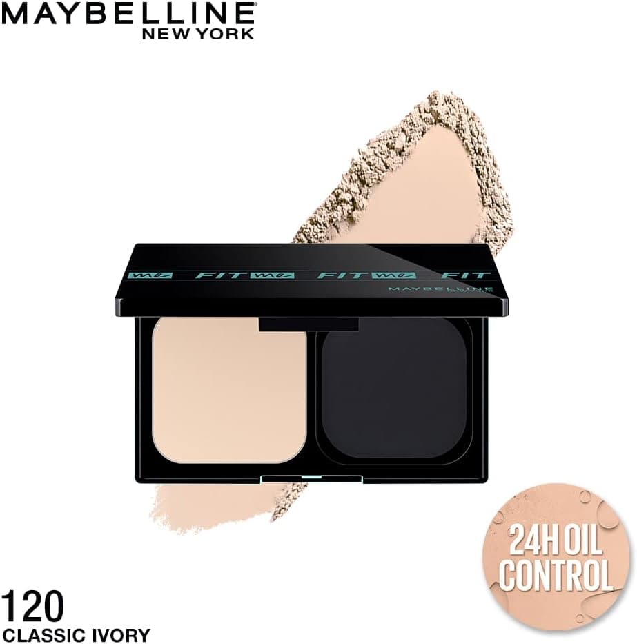 پنکیک فشرده SPF Maybelline New York FIT ME ULTMT TWC مدل 120 پنکیک فشرده SPF Maybelline New York FIT ME ULTMT TWC مدل 120