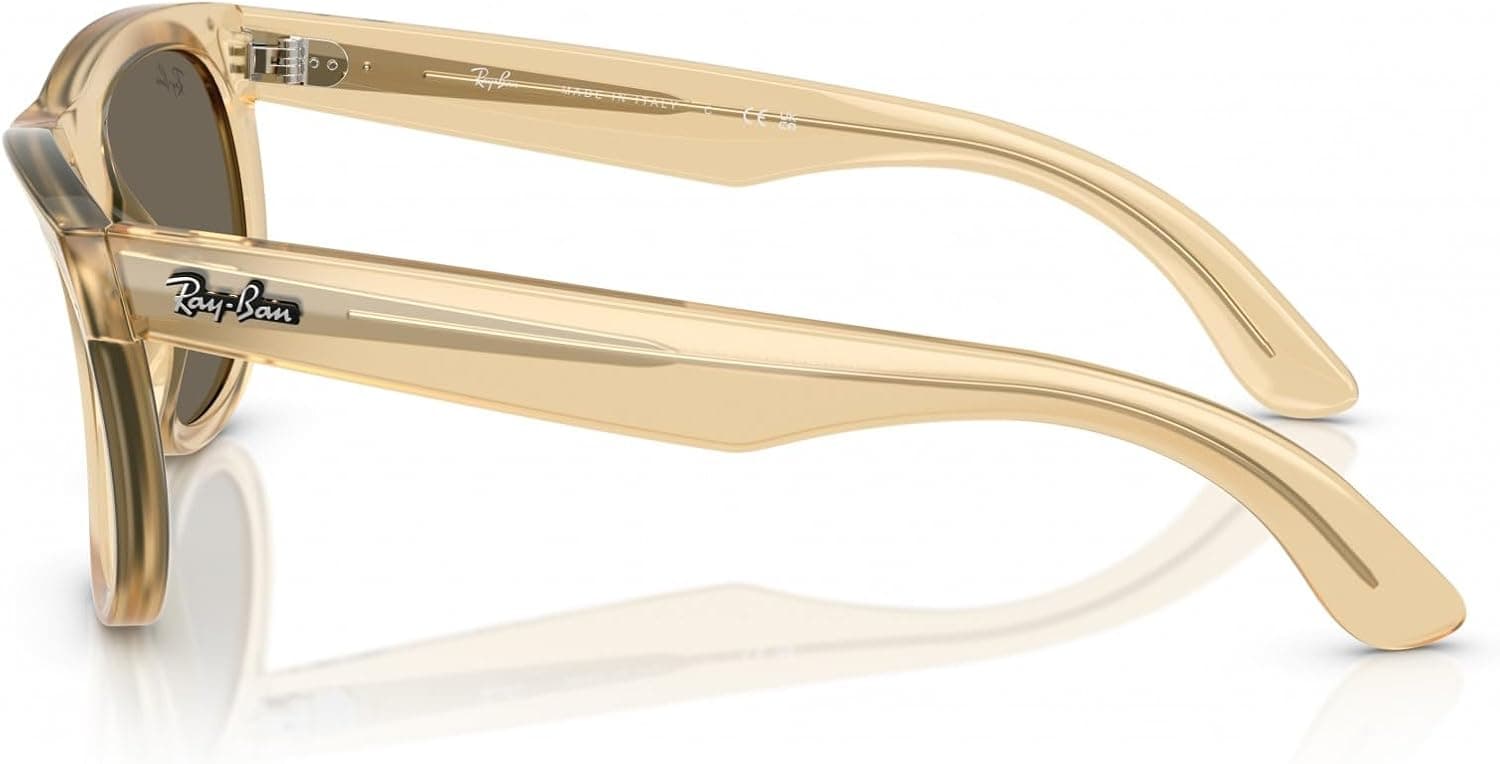 عینک آفتابی مردانه Ray-Ban Wayfarer فریم مربعی وارونه مدل Rbr0502s عینک آفتابی مردانه Ray-Ban Wayfarer فریم مربعی وارونه مدل Rbr0502s