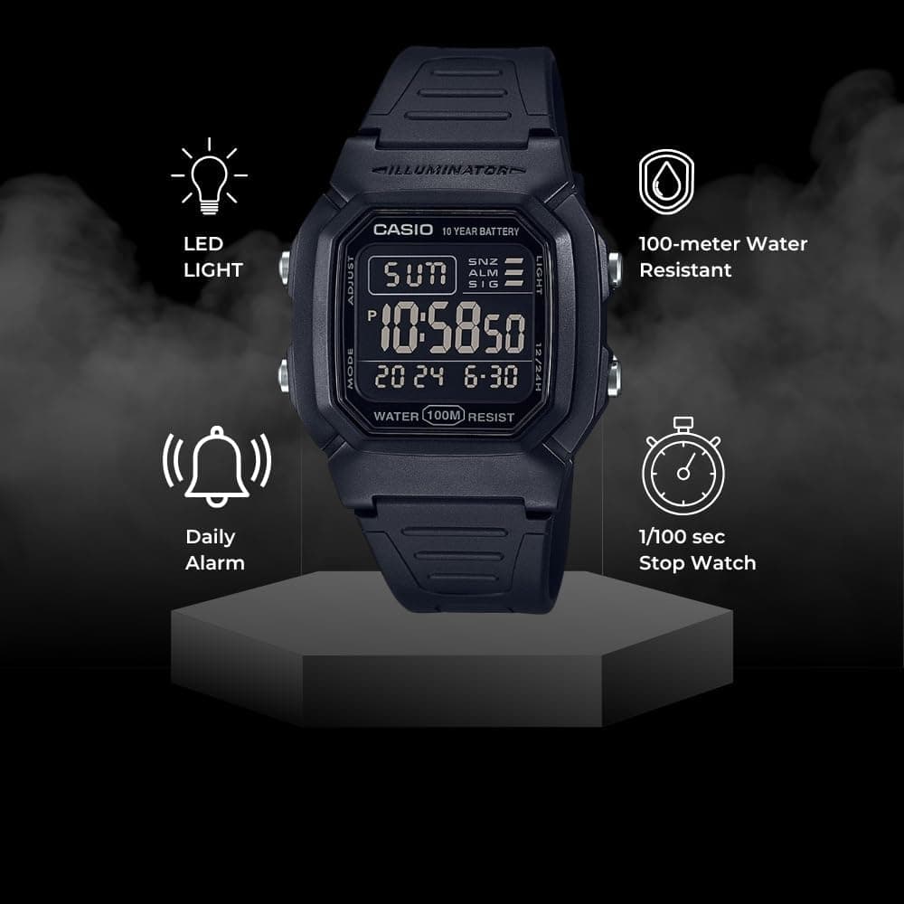 ساعت مچی دیجیتال مردانه Casio ضدآب 100 متر مدل W800HG ساعت مچی دیجیتال مردانه Casio ضدآب 100 متر مدل W800HG