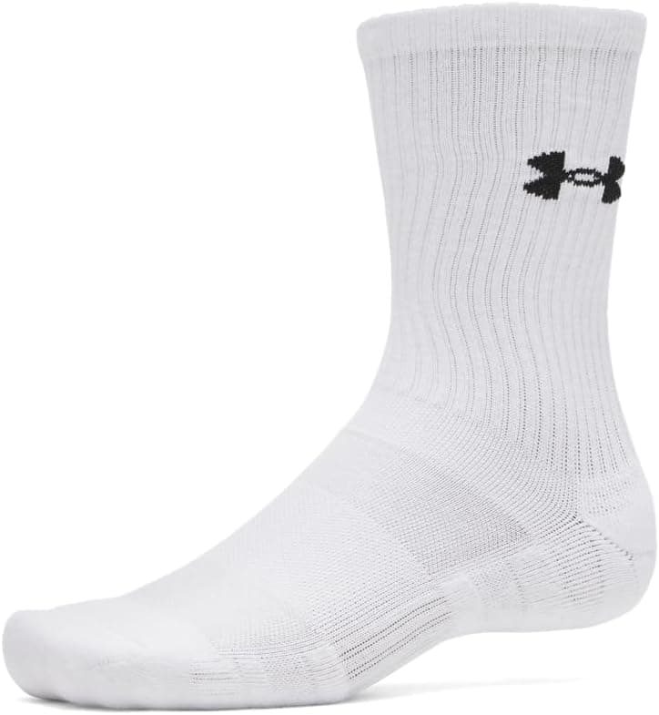 جوراب یونیسکس Under Armour نخی عملکردی 3 Pack Crw جوراب یونیسکس Under Armour نخی عملکردی 3 Pack Crw