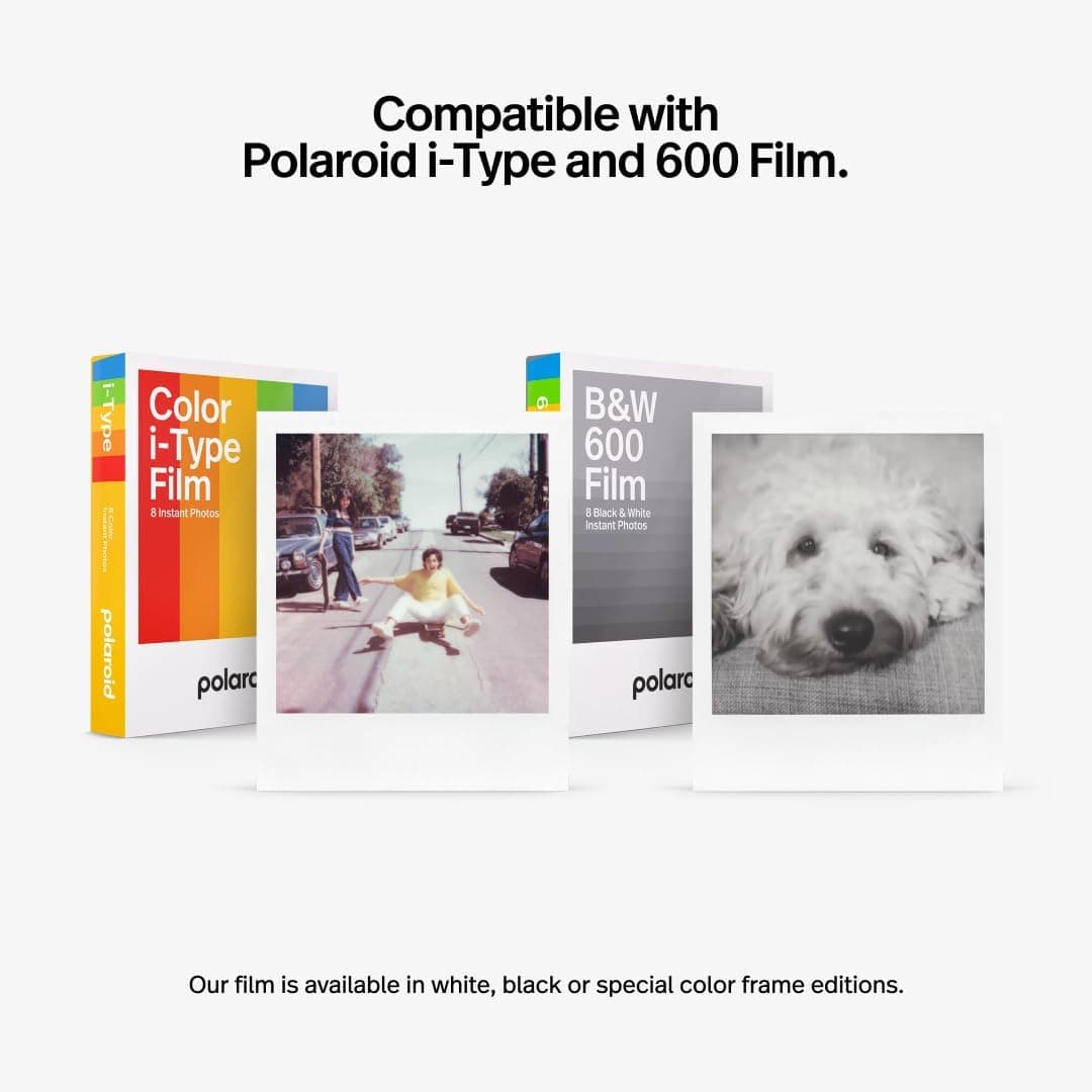 دوربین فوری Polaroid Now Gen 2 مشکی و سفید دوربین فوری Polaroid Now Gen 2 مشکی و سفید