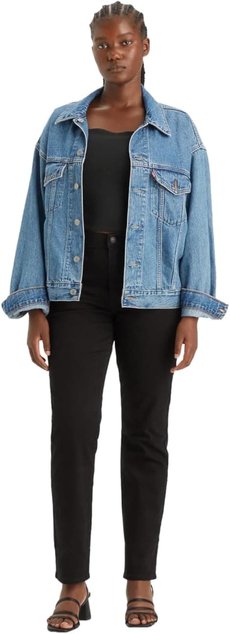 شلوار جین زنانه Levi's کمر بلند راسته مدل 724 شلوار جین زنانه Levi's کمر بلند راسته مدل 724