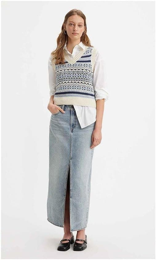 دامن زنانه Levi's ستونی مچپا Ankle Column دامن زنانه Levi's ستونی مچپا Ankle Column