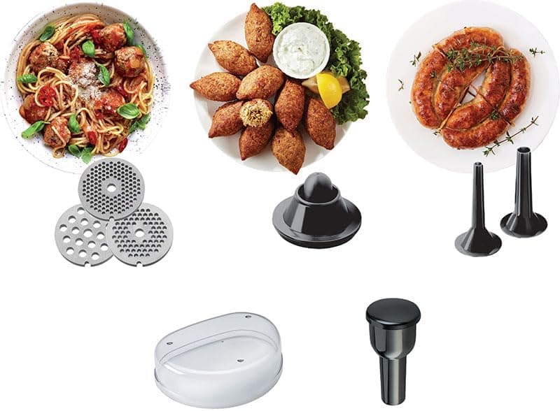چرخ گوشت Kenwood با توان 1600W بدنه فلزی مدل MG510 نقرهای چرخ گوشت Kenwood با توان 1600W بدنه فلزی مدل MG510 نقرهای