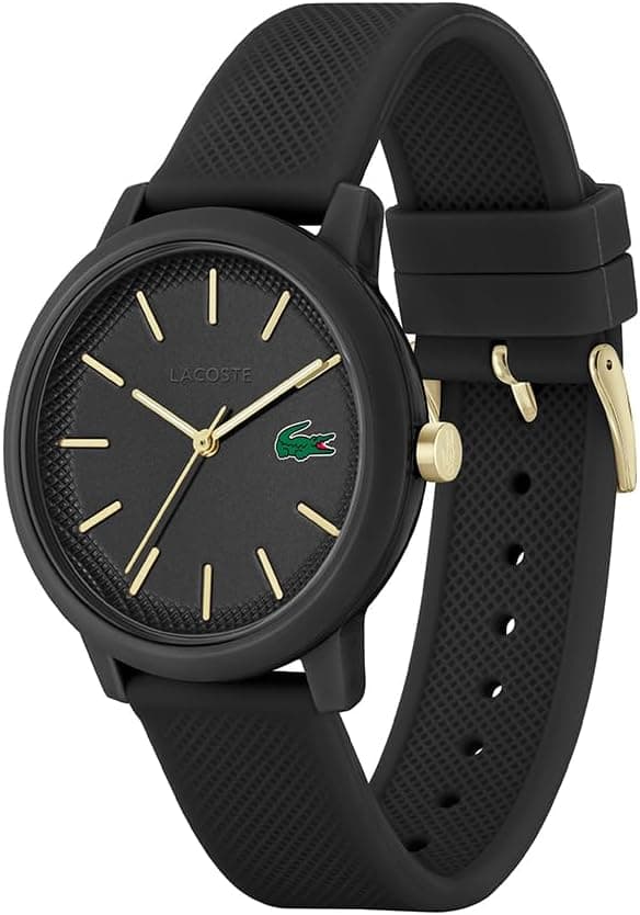 ساعت مچی کوارتز آنالوگ مردانه Lacoste بند سیلیکونی بافت Petit Piqué مدل 12.12 ساعت مچی کوارتز آنالوگ مردانه Lacoste بند سیلیکونی بافت Petit Piqué مدل 12.12