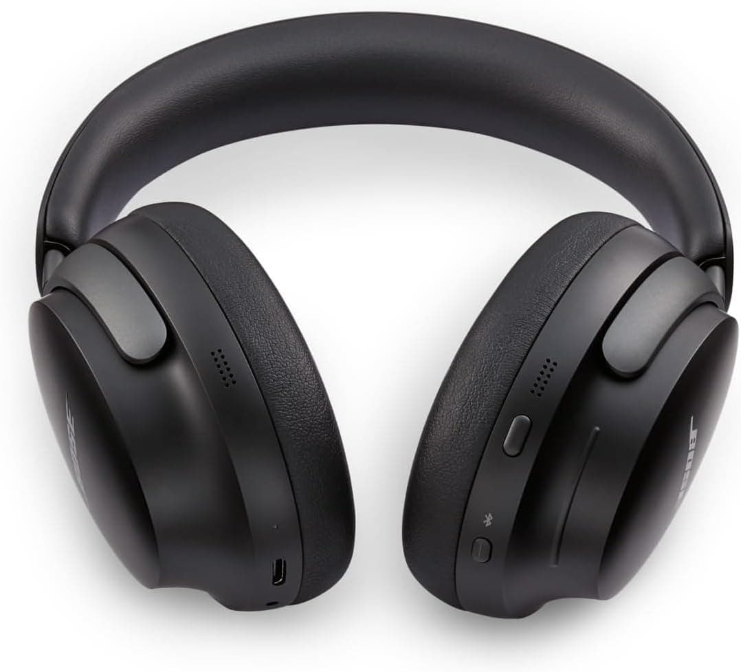 هدفون بیسیم Bose حذف نویز با صدای فضایی مشکی مدل QuietComfort Ultra هدفون بیسیم Bose حذف نویز با صدای فضایی مشکی مدل QuietComfort Ultra