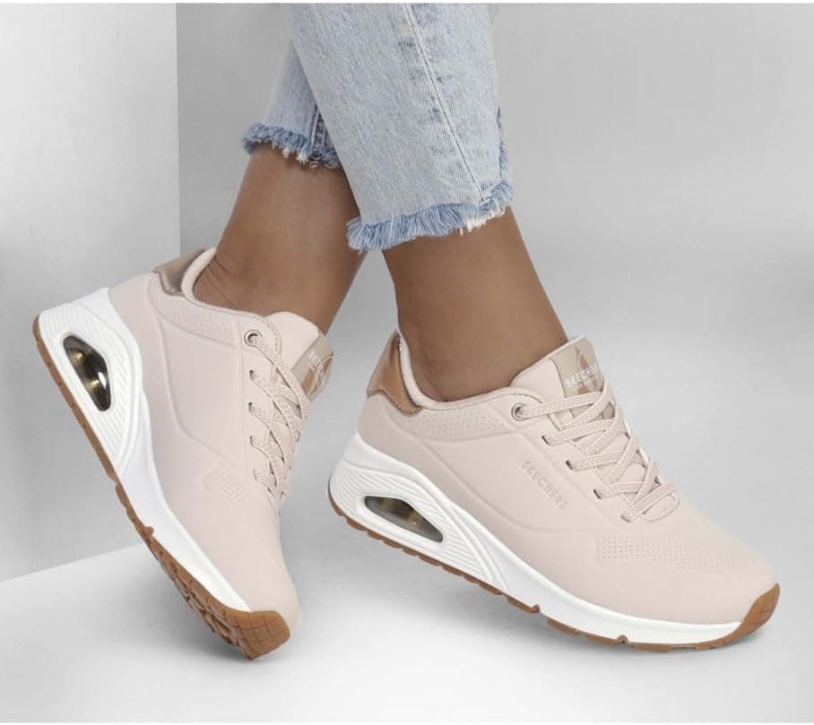 کفش اسنیکر زنانه Skechers مدل Uno Shimmer Away کفش اسنیکر زنانه Skechers مدل Uno Shimmer Away