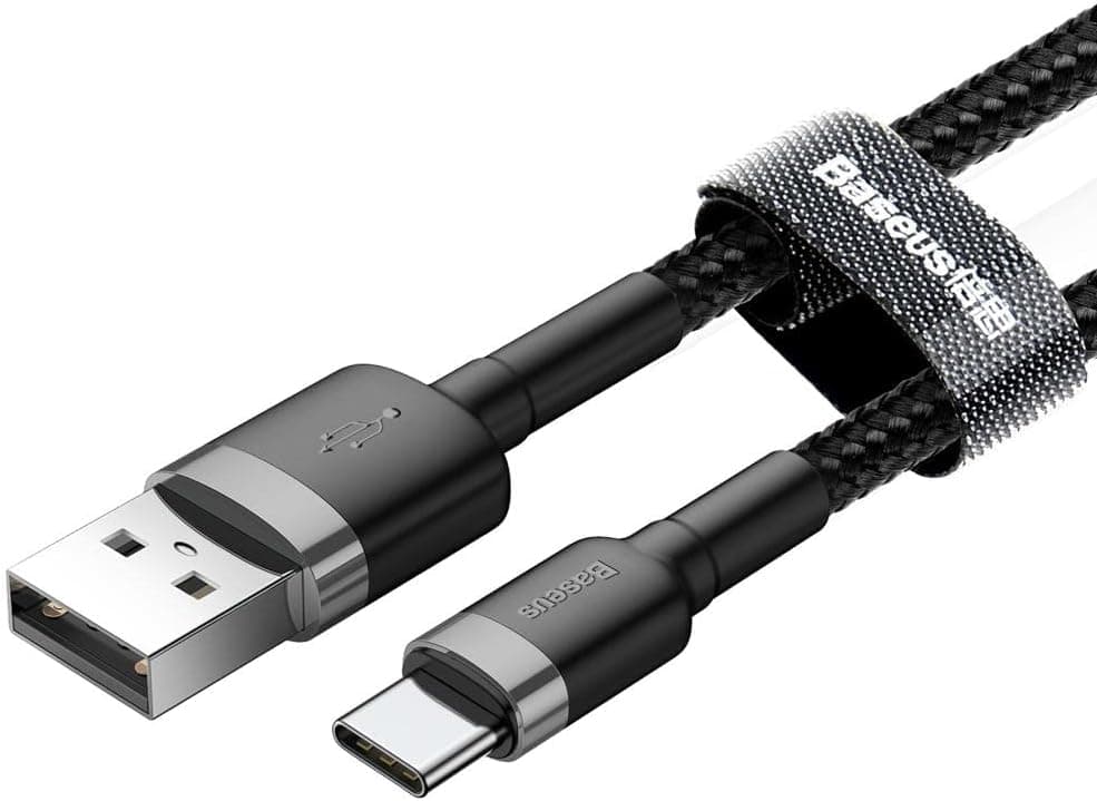 کابل شارژ و انتقال داده USB-A و USB-C Baseus Halo، 3.0 A، 1 متر، مشکی کابل شارژ و انتقال داده USB-A و USB-C Baseus Halo، 3.0 A، 1 متر، مشکی
